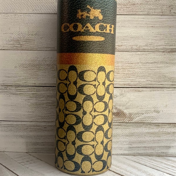Coach Designer Tumbler Wrap Etsy