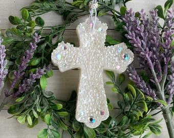 Ornate Cross Aroma Car Air Freshie Freshener Aromie