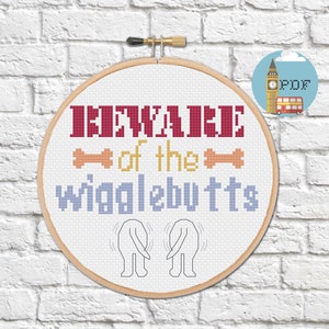 Funny Dog Cross Stitch Pattern