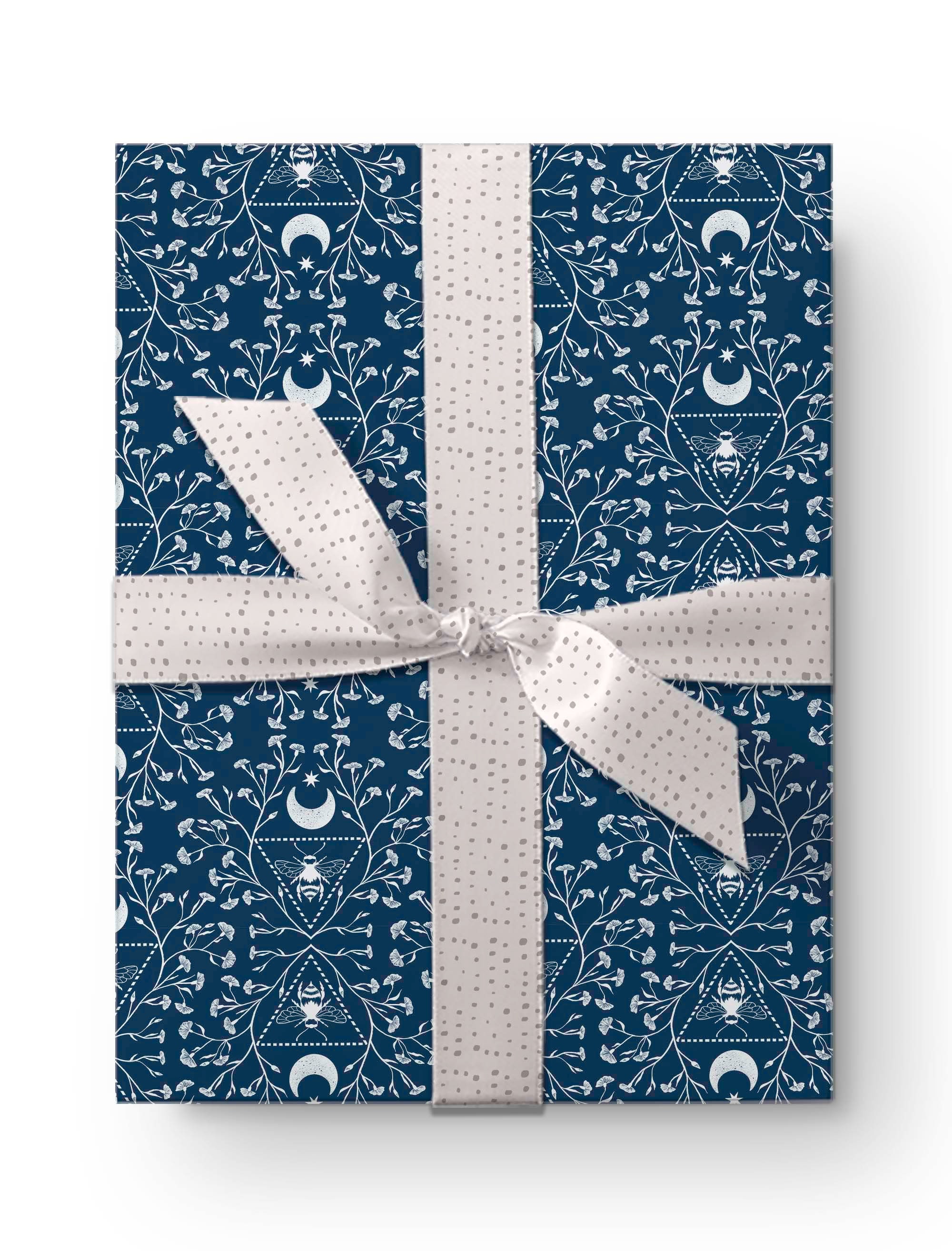 Navy Ultra Gloss Gift Wrap Father's Day Wrapping Paper Gift Wrap for Men  Birthday Wrapping Paper Gift Wrap Roll Heavy Duty Paper 