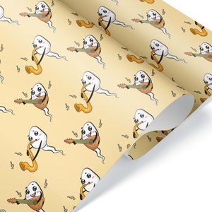 Funny Baby Shower Wrapping Paper, Funny Wrapping Paper, Gender