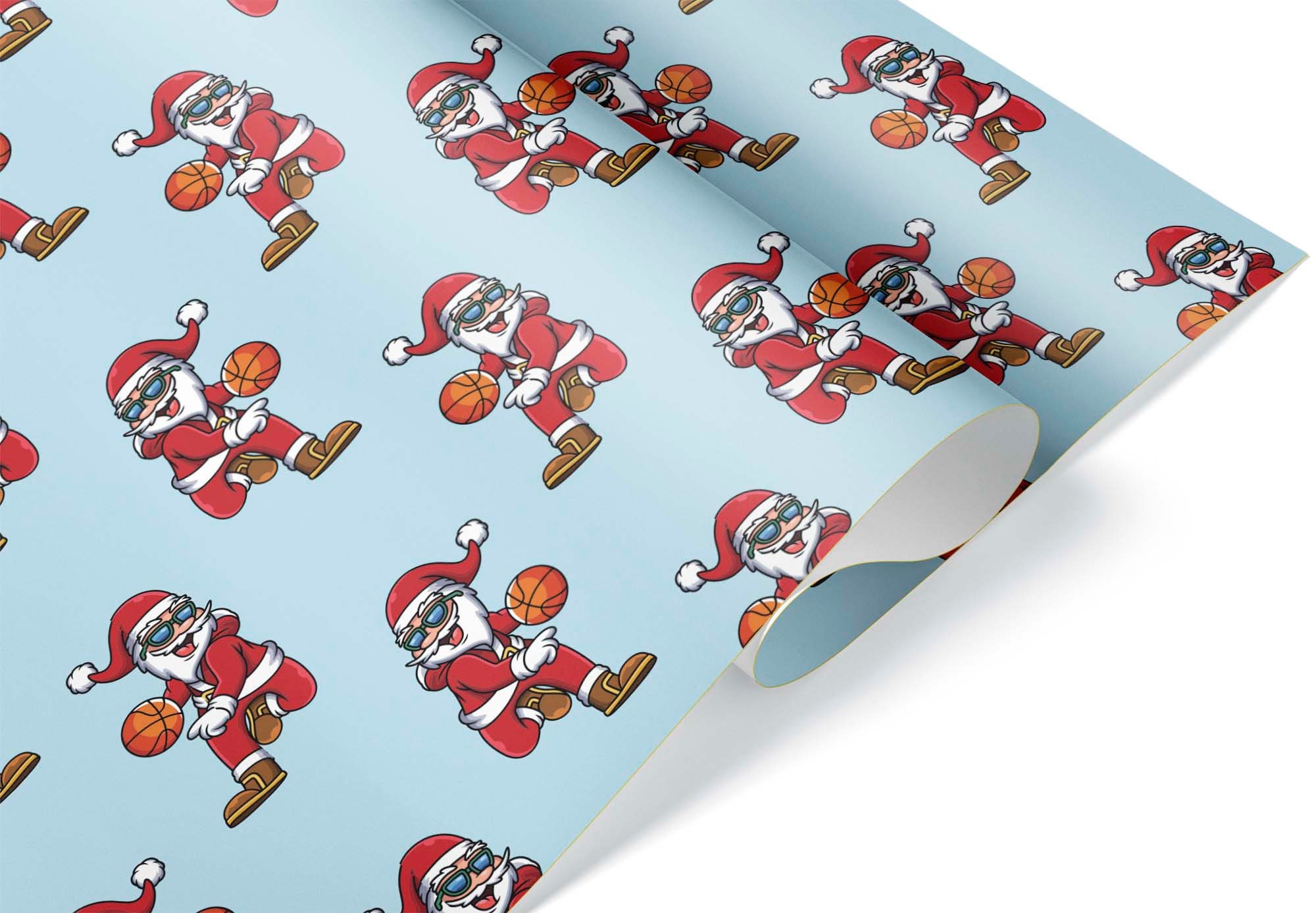Christmas Santa Hat Disco Ball Wrapping Paper Roll – Urban General Store