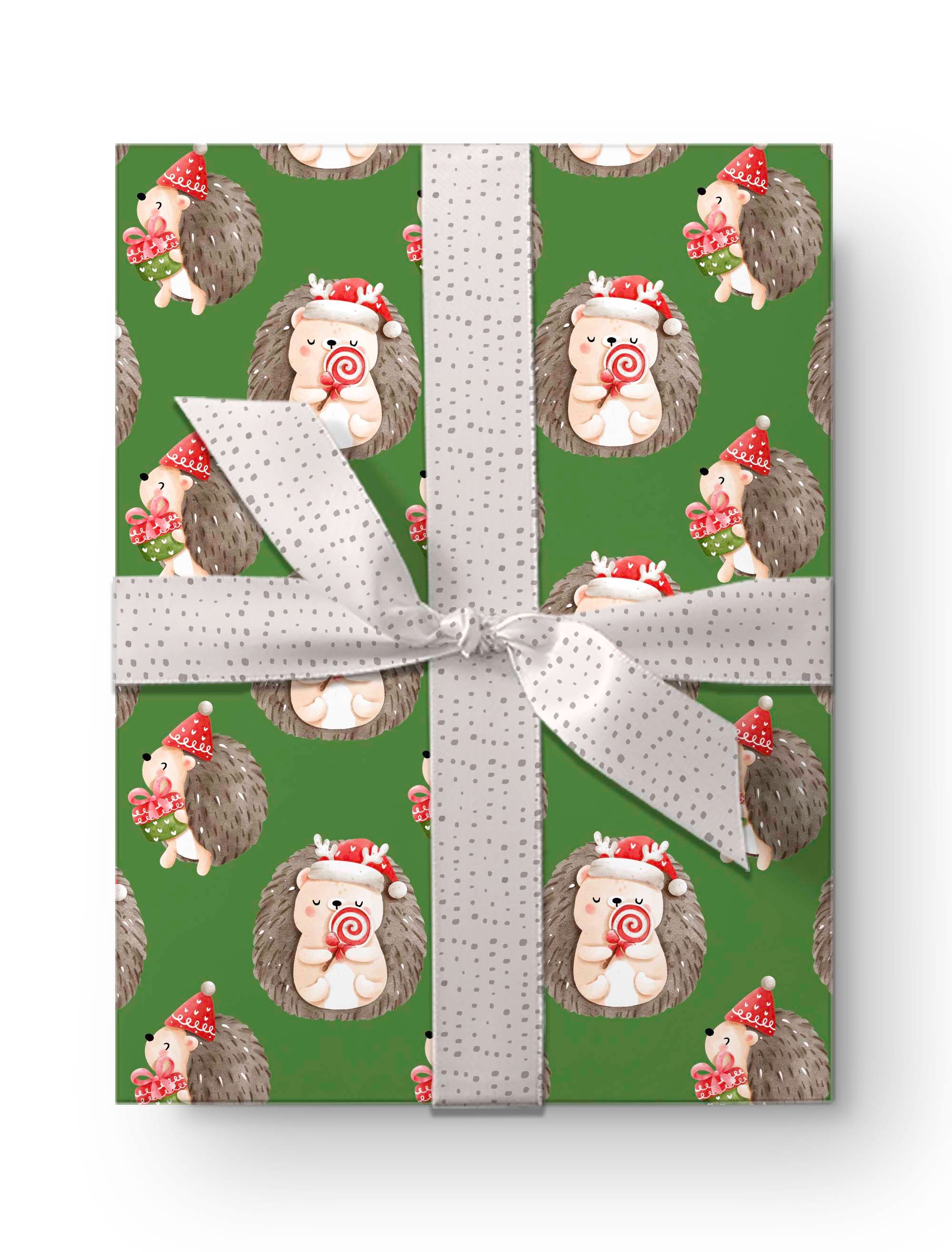 Cute Red Whale Lighthouse Thick Wrapping Paper, Beach Sea Life