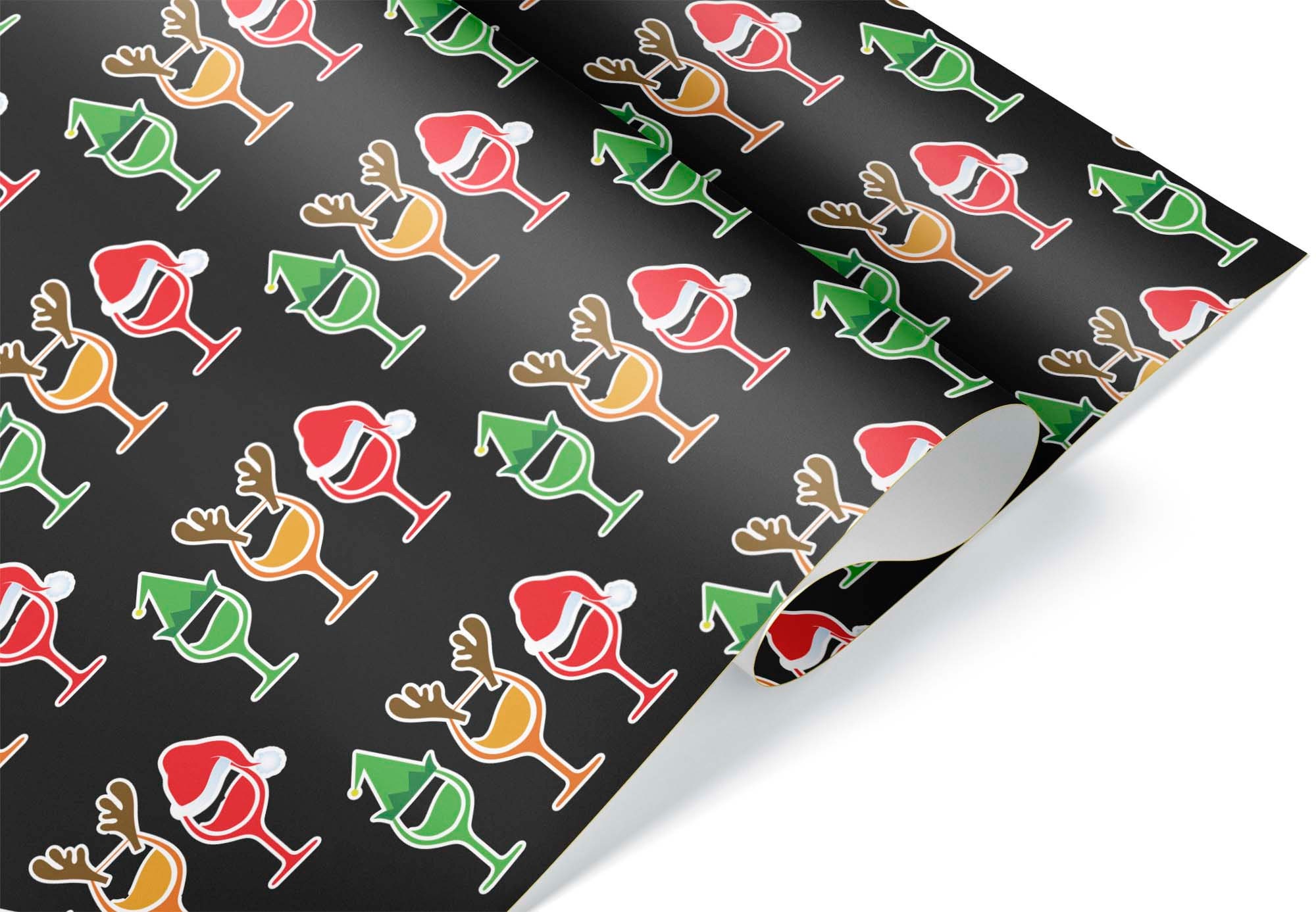 Funny Cute Wine Lover Gift Wrap Joke Christmas Wrapping Paper Etsy