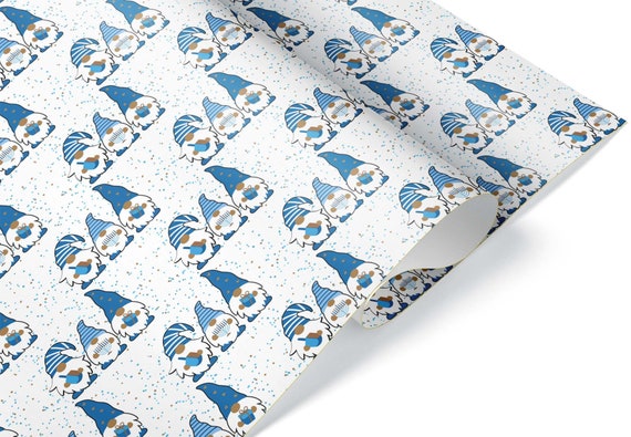 Cute Pug Puppy Dog Gift Wrap Thick Wrapping Paper Christmas Holiday Party  Decoration (20 inch x 30 inch sheet)
