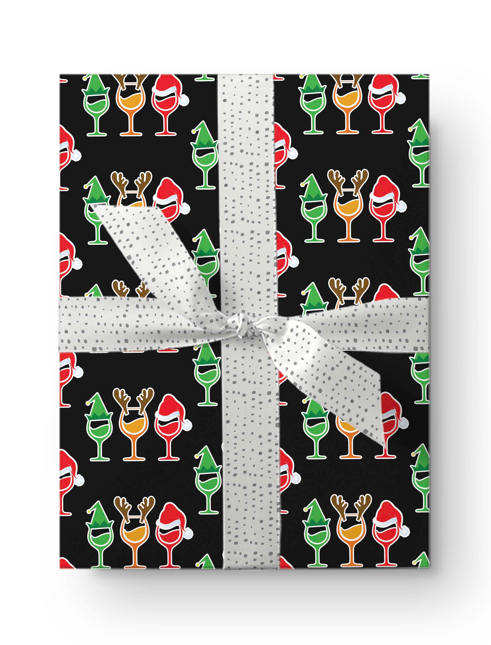 Funny Cute Wine Lover Gift Wrap Joke Christmas Wrapping Paper Etsy