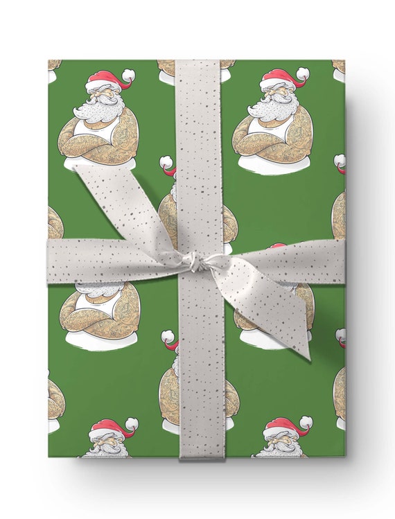 Cute Nativity Christmas Thick Wrapping Paper, Jesus Birthday Holiday,  Religious Theme Gift Xmas Decor (6 foot x 30 inch roll)