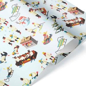 Sugar Glider of the Night Premium Gift Wrap Wrapping Paper Roll 