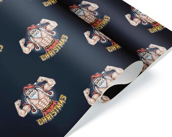 Graphics and More Gym Rat Workout Weight Lifting Premium Gift Wrap Wrapping Paper Roll, Size: 72