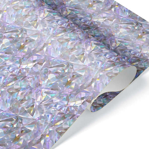 Elegant Diamond Pattern Gift Wrap, Premium Luxury Thick Wrapping Paper, Wedding Anniversary Theme Bridal Shower Birthday Party