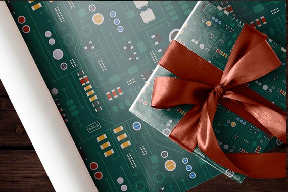 Geeky 2024 wrapping paper