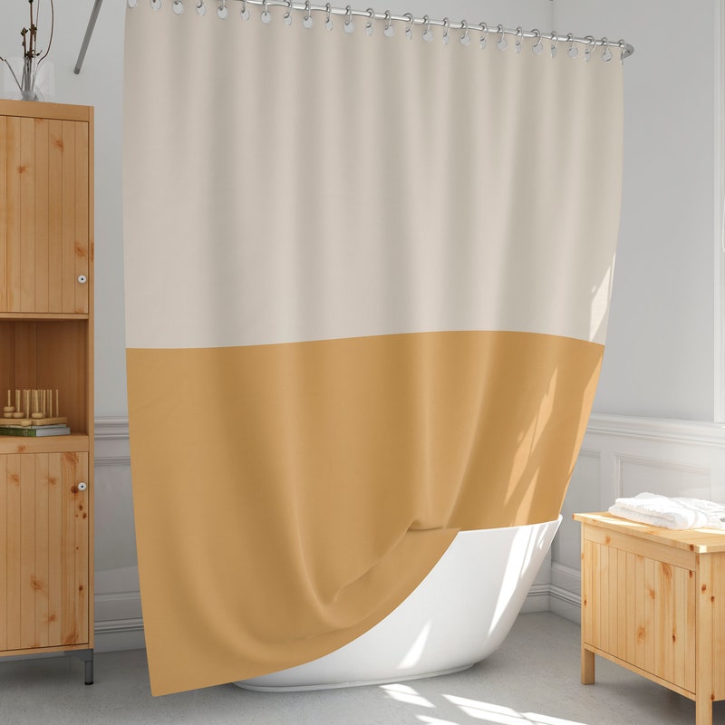 Long Shower Curtain - Etsy