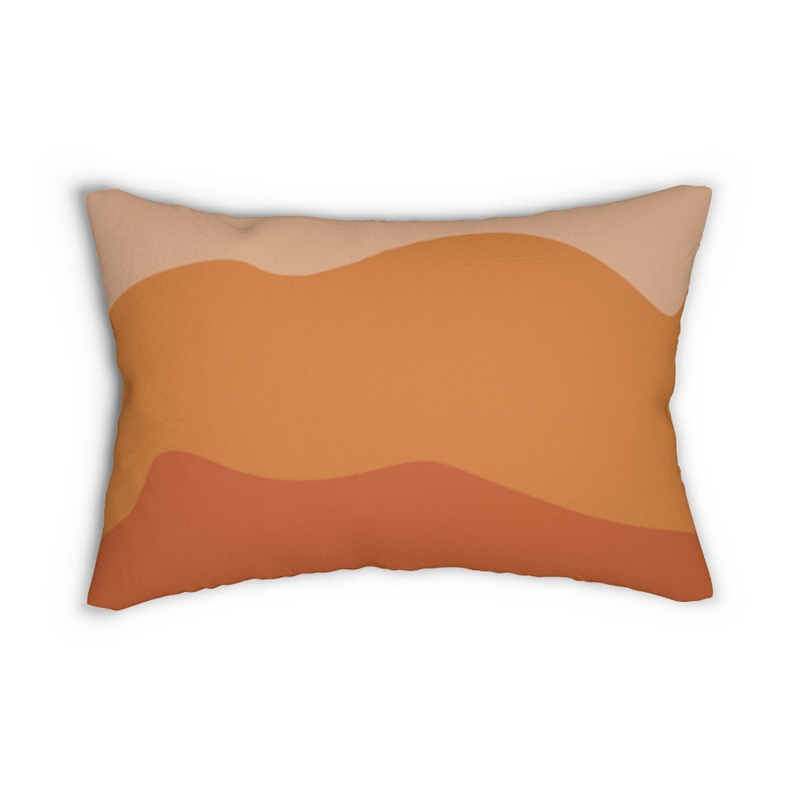 Lumbar pillows Burnt orange throw pillow Decorative pillows Etsy