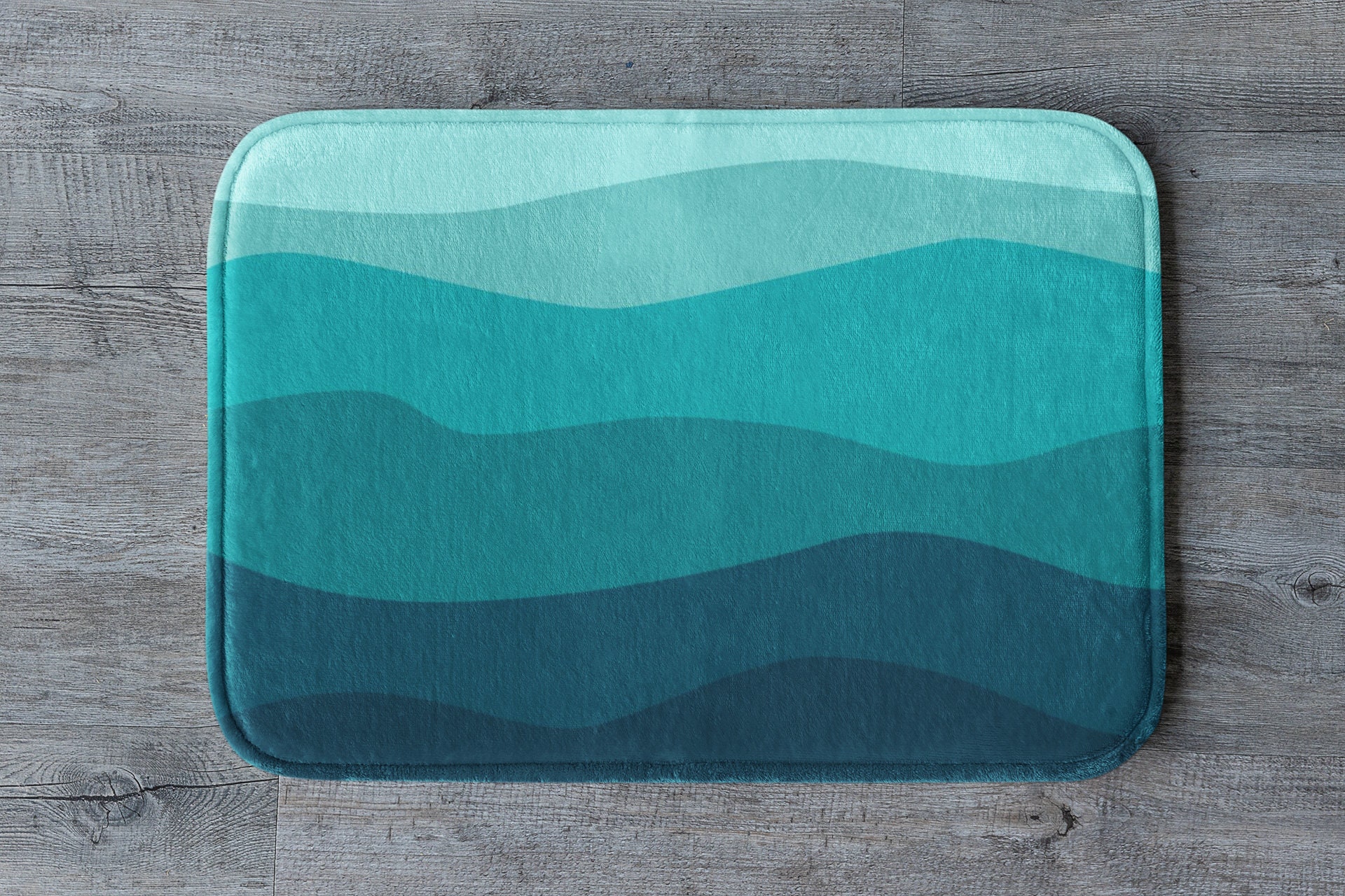 Squeaky Clean Bath Mat, Funny Turquoise Blue Non Slip Memory Foam Mat –  Starcove Fashion