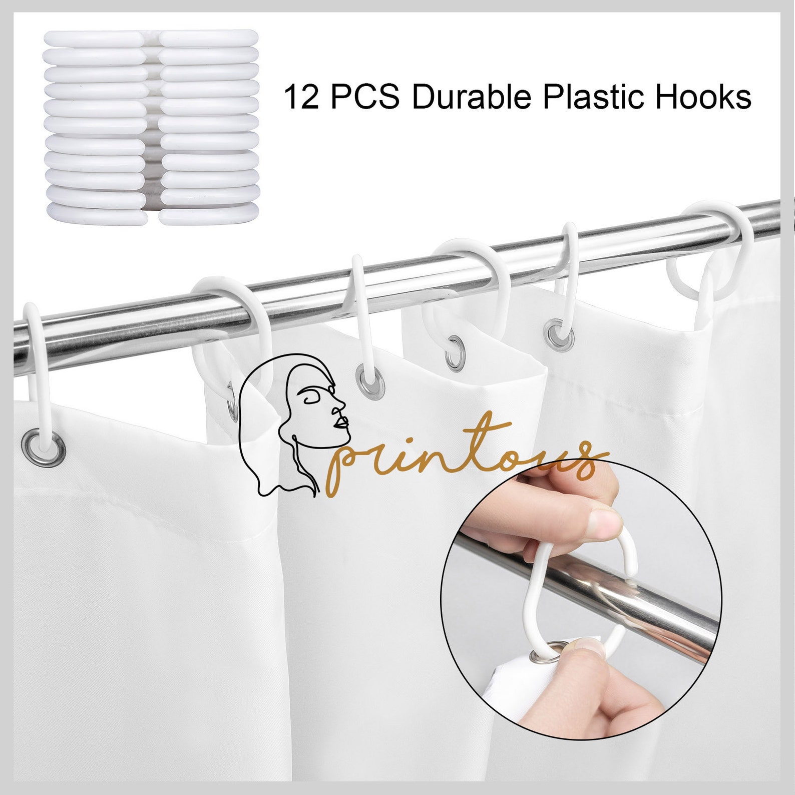 Burnt Orange and White Shower Curtain Dotted Shower Curtains Etsy