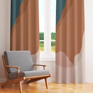 Window Curtains Window Treatment Curtain Panels Neutral Color Curtains Blackout Curtains for bedroom Living Room Curtains-228
