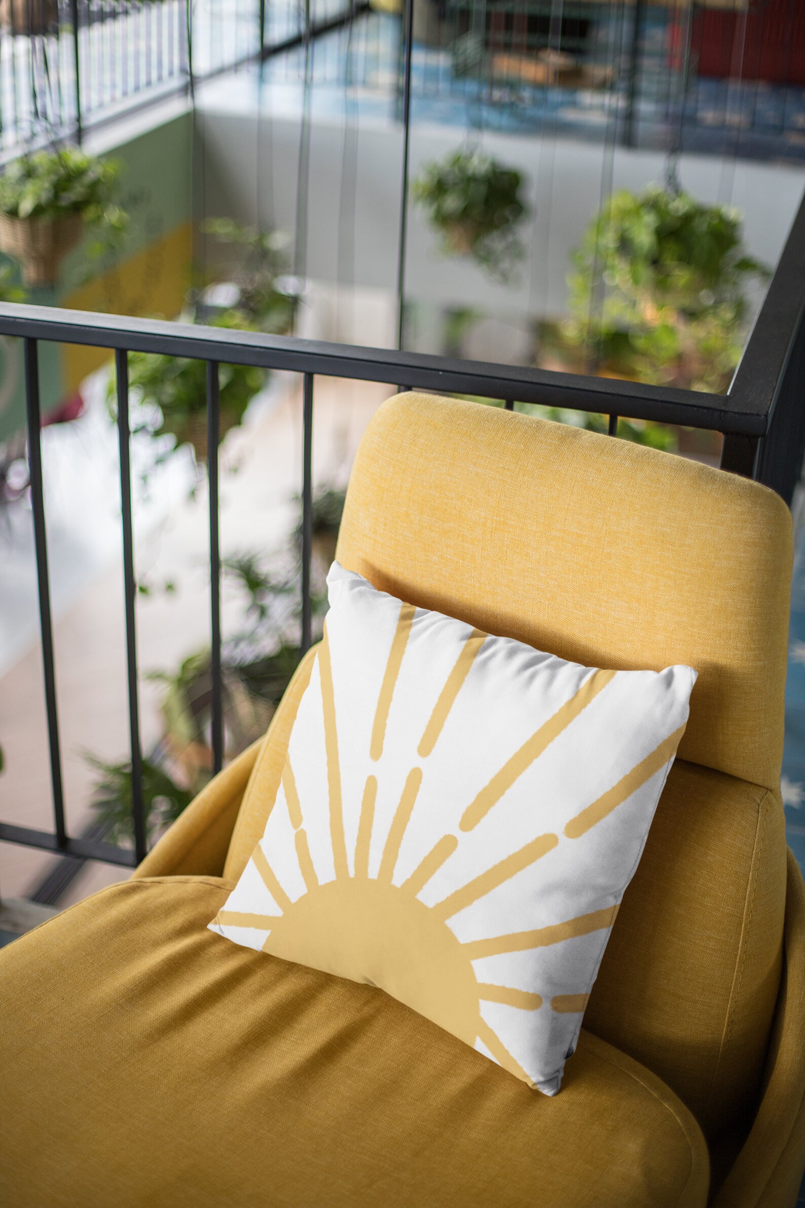 Boho Sun Pillow Cover Sunburst Pillow Case Throw Pillow Case Etsy