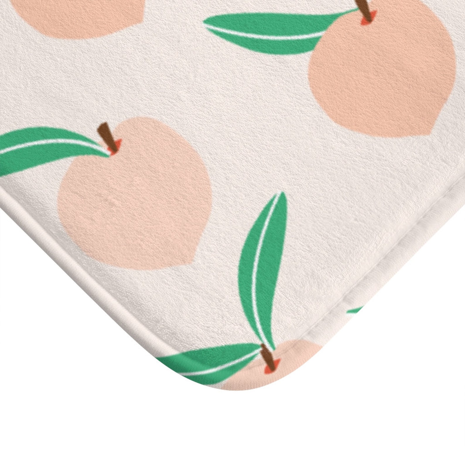 Peaches bath mat Peachy bath rug Fruit bath mat Farmhouse bath Etsy