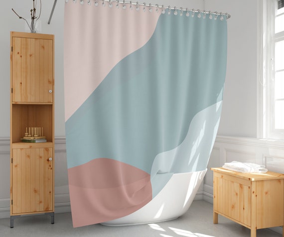 Blue Shower Curtain Pastel Colors Extra Long Ireland Blue Shower Curtain Pastel Colors, What Color Shower Curtain For Blue Bathroom