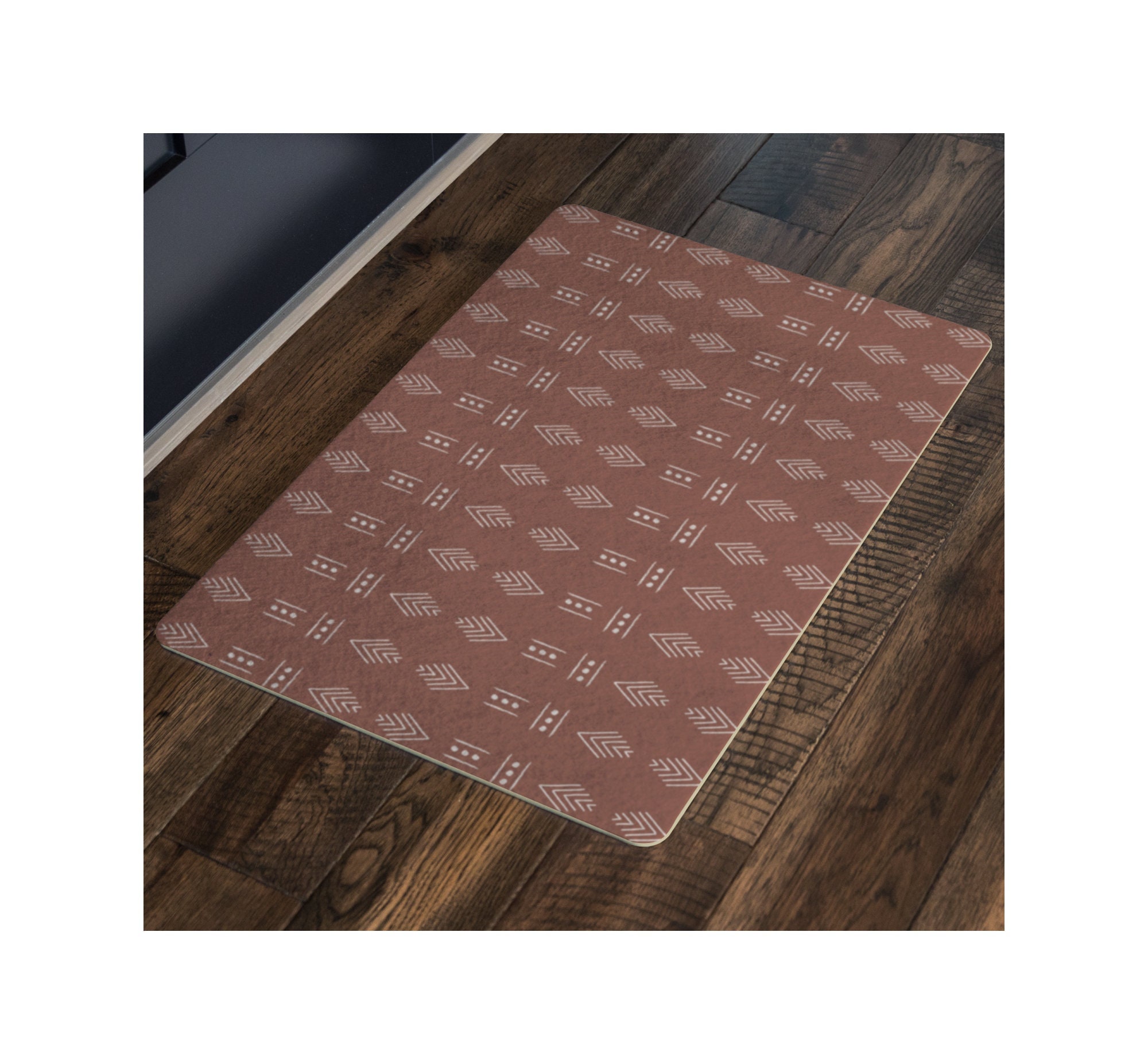 Terracotta Doormat African Pattern Door Mat Tribal Ethnic Door Etsy UK