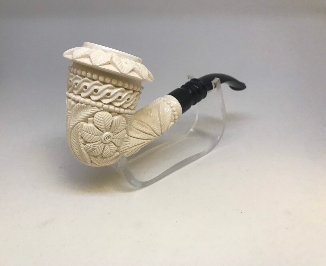 Calabash Turkish Block Meerschaum Pipe Etsy