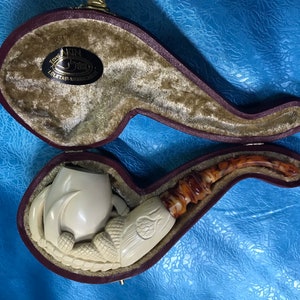 Eagle claw Block Meerschaum Pipe