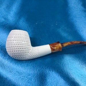 New arrival Lattice block meerschaum pipe