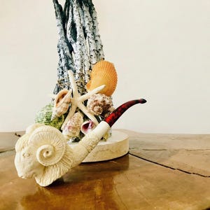 Ram Head Turkish Block Meerschaum Pipe