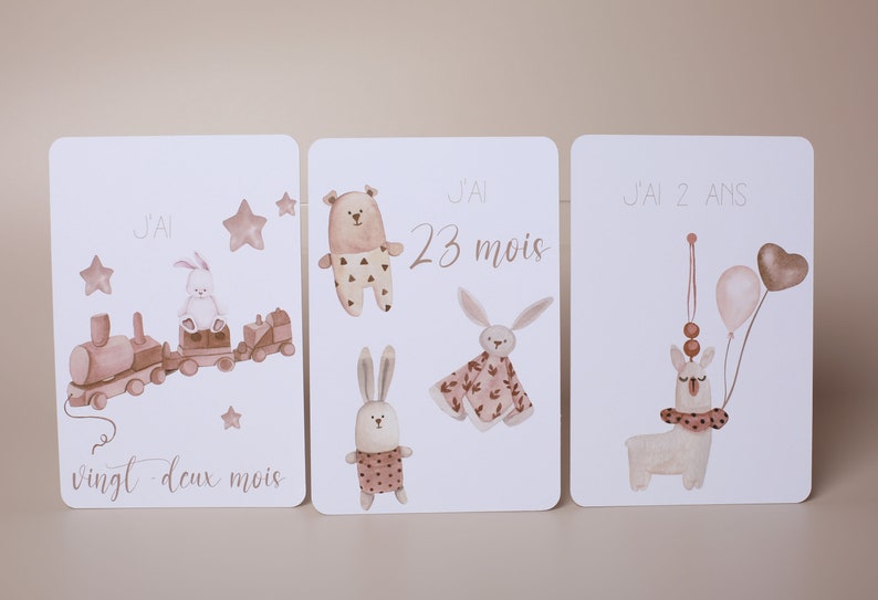 Cartes étapes bébé deuxième année image 4