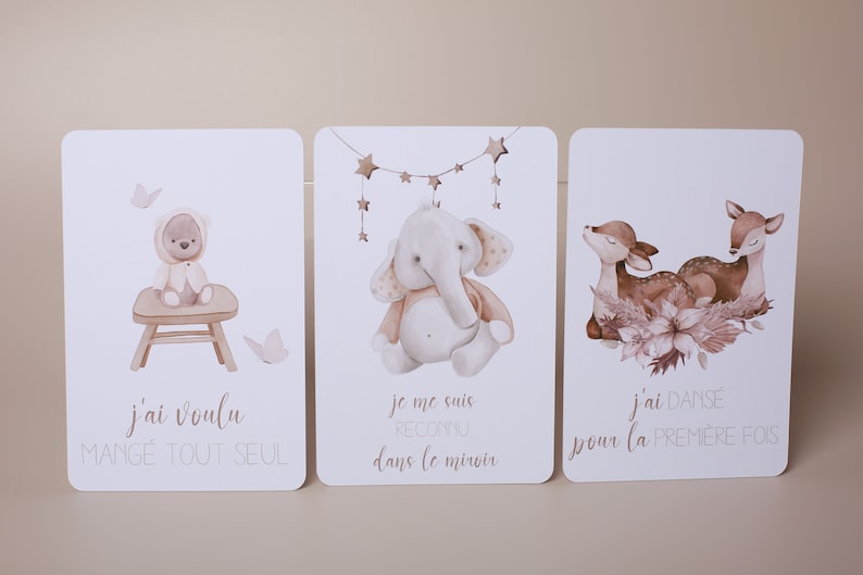Cartes étapes bébé deuxième année image 2