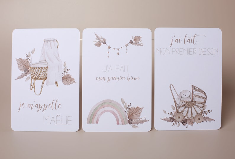 Cartes étapes bébé deuxième année image 1