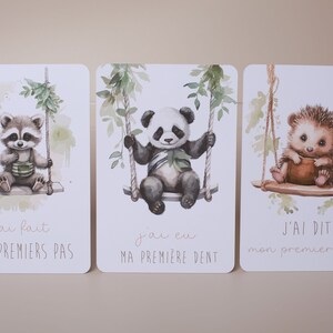 Cartes étapes bébé, naissance, nouveau-né image 4