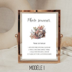 Affiche photo souvenir , mariage, anniversaire, photobooth