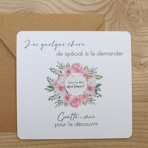 Carte demande de témoin de mariage image 2