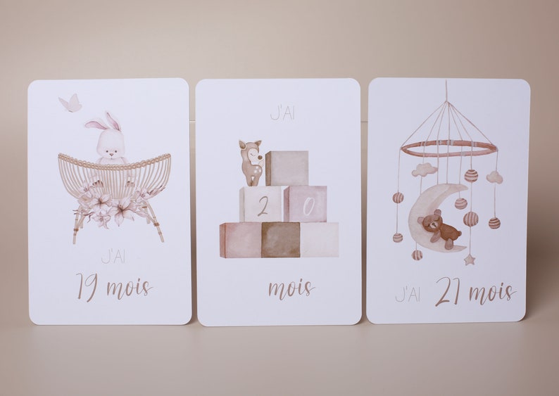 Cartes étapes bébé deuxième année image 6