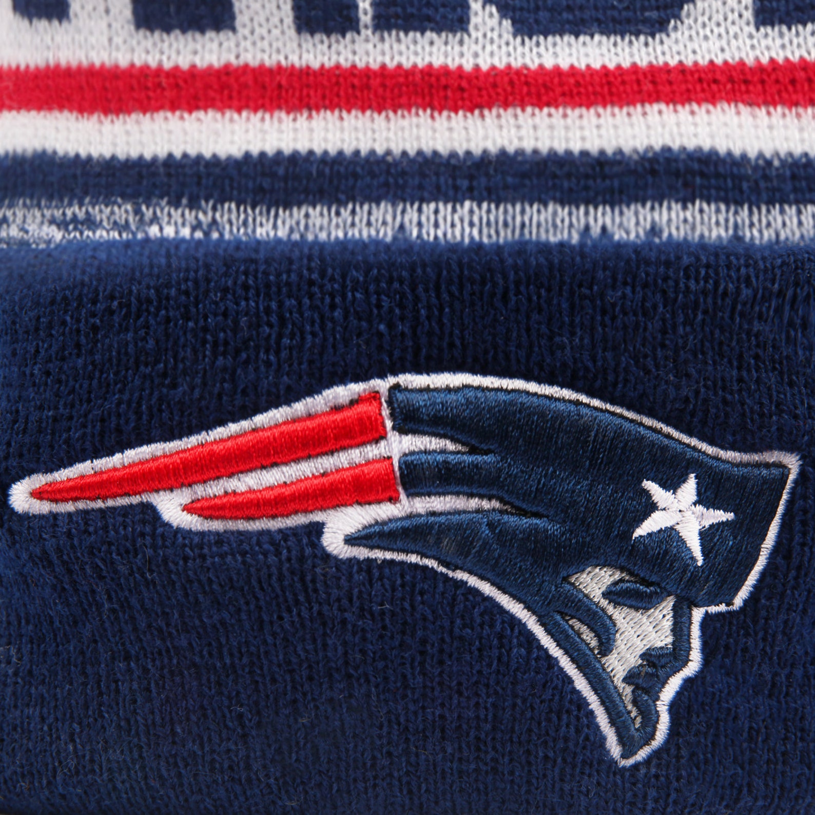 New England Patriots NFL Football Beanie Cap Knit Pom Winter | Etsy