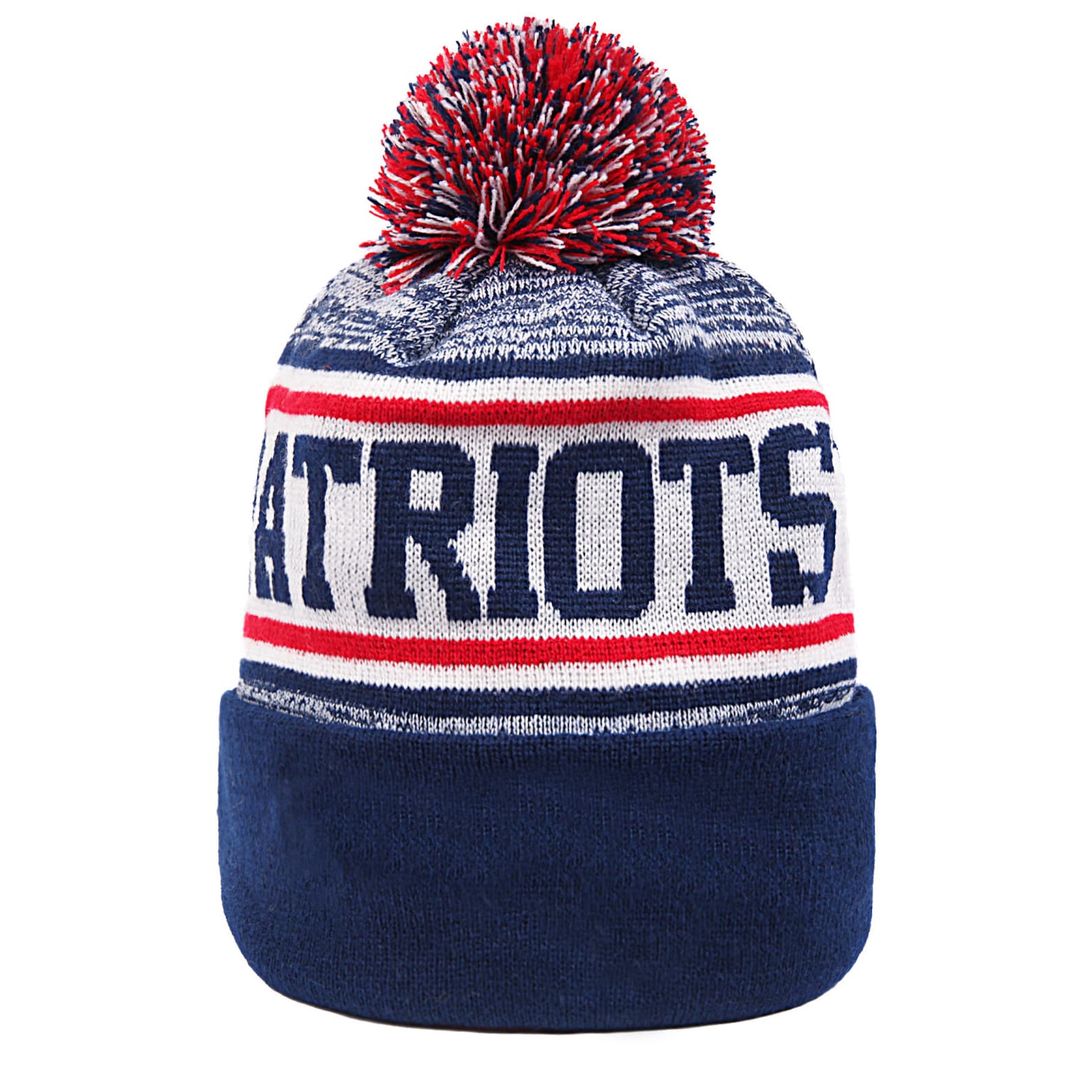 New England Patriots NFL Football Beanie Cap Knit Pom Winter Etsy