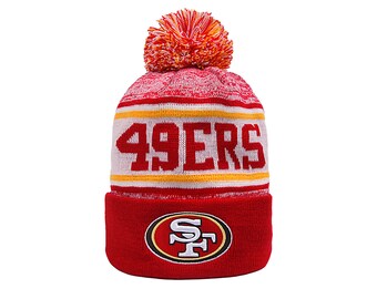 Knitted 49ers Hat - Etsy