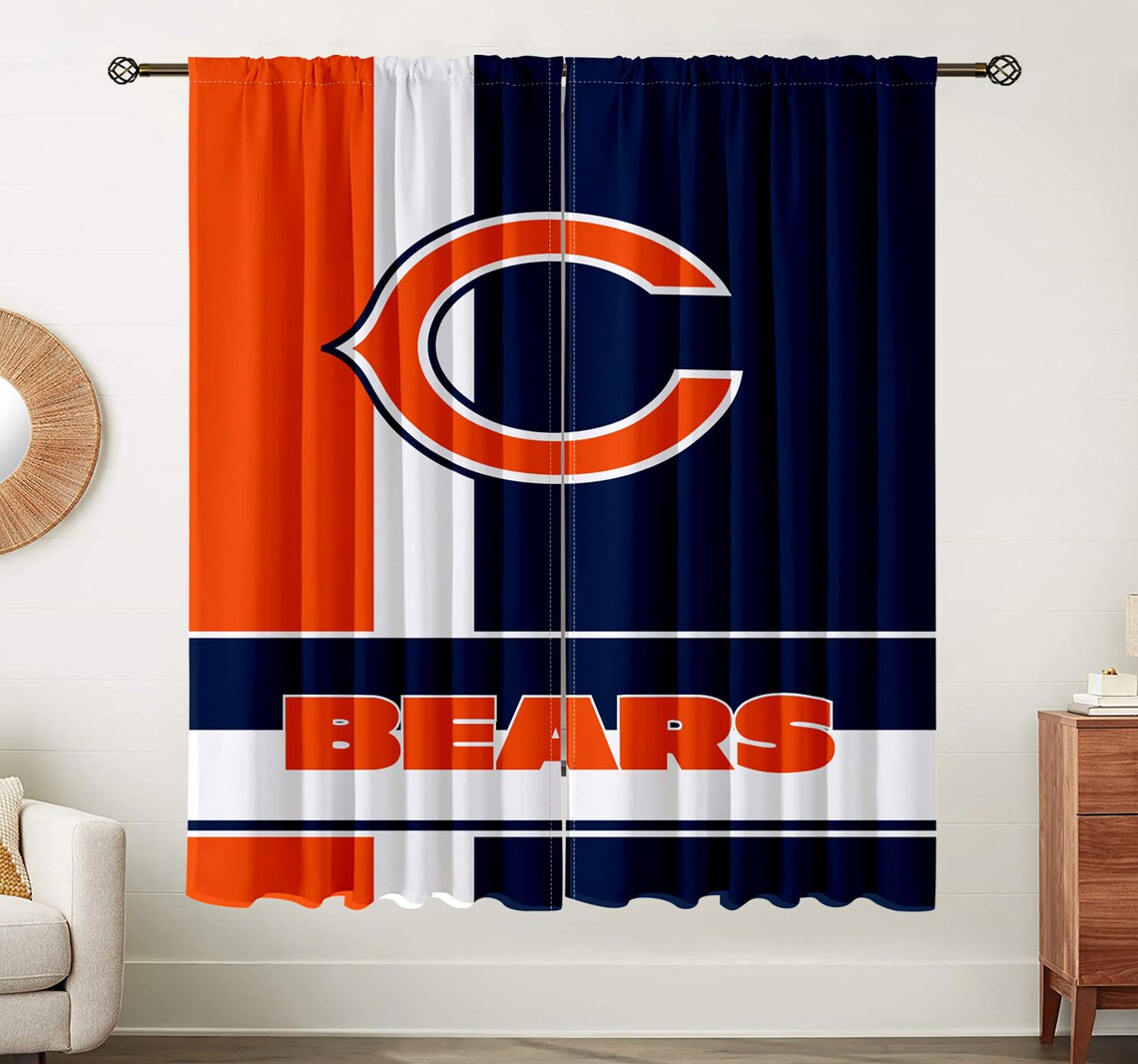 WinCraft Chicago Bears Blackout Sideline Flag - 3x5 Foot Outdoor Banner, Double Sided, Polyester - View #8