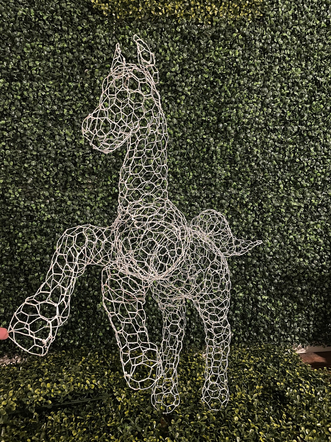 Horse topiary frame Etsy
