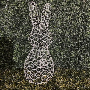 Bunny topiary frame