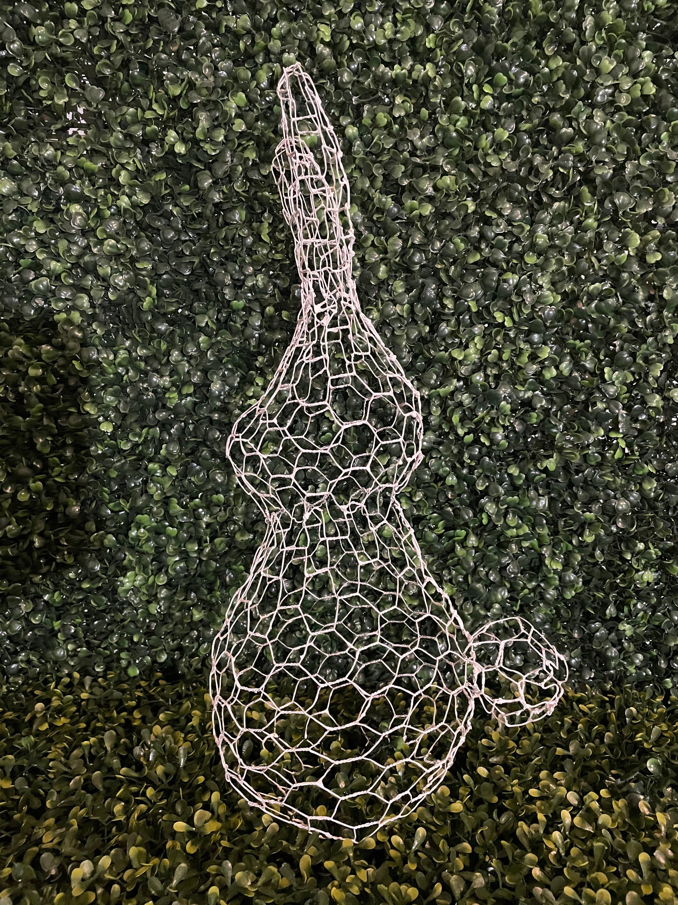 Bunny topiary frame Etsy