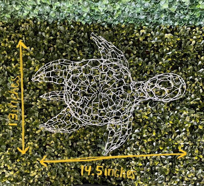 Baby turtle topiary frame Etsy