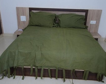 picture Dark Olive Green Comforter etsy