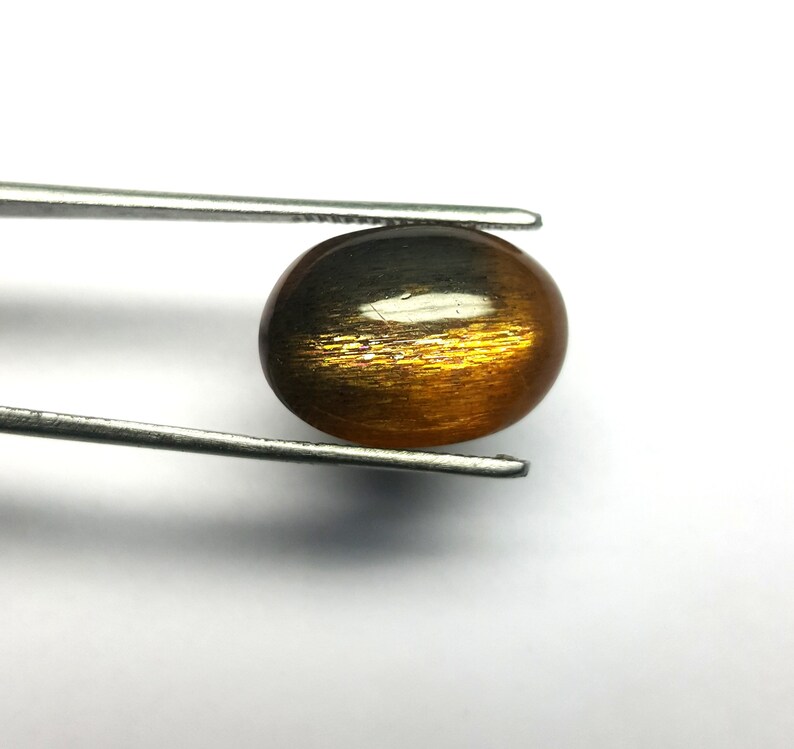 11 Cts Top Quality Sunstone gemstone Very Smooth Natural Sunstone Cabochon One Side Polished Sunstone Oval Shape Loose Gemstone TG 13