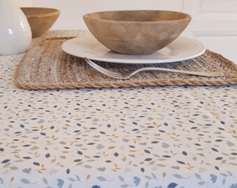 Cotton tablecloth from the Vosges, Square, round or rectangle tablecloth, Small/large width, Custom-made tablecloth