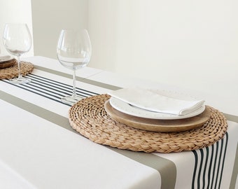 Cotton tablecloth from the Vosges, Square, round or rectangle tablecloth, Small/large width, Custom-made tablecloth on french tablecloth