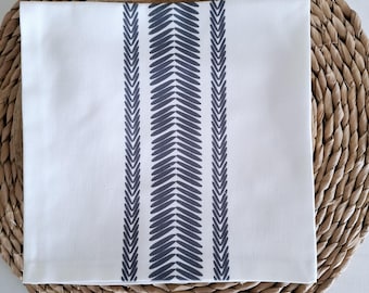 Set of 4 "chevron" collection napkins