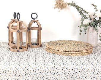 Cotton tablecloth from the Vosges, Square, round or rectangle tablecloth, Small/large width, Custom-made tablecloth