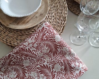 Cotton tablecloth from the Vosges. Square, round, rectangular or oval tablecloth on request